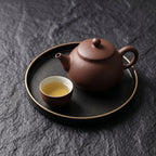 Matte Cocoa Ceramic Solo Tea Set