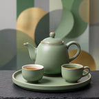 Matte Sage Green Curated Tea Set