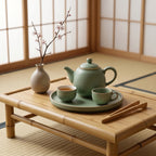 Matte Sage Green Curated Tea Set