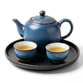 Speckled Lapis Ceramic Tea Set