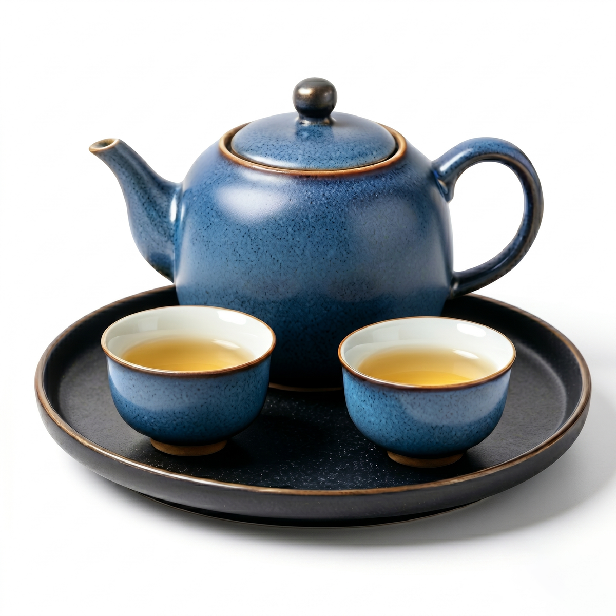 Speckled Lapis Ceramic Tea Set